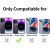 image:imageTENOC Phone Case Compatible with iPhone 11 Pro Clear Case AntiYellowing Protective Bumper Hard Back Cover for 58 InchBlack