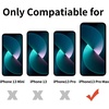 image:imageTENOC Phone Case Compatible with iPhone 11 Pro Clear Case AntiYellowing Protective Bumper Hard Back Cover for 58 InchBlack