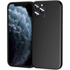image:imageTENOC Phone Case Compatible with iPhone 11 Pro Clear Case AntiYellowing Protective Bumper Hard Back Cover for 58 InchBlack