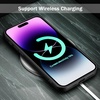 image:imageTENOC Phone Case Compatible with iPhone 11 Pro Clear Case AntiYellowing Protective Bumper Hard Back Cover for 58 InchBlack