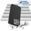 image:imageTENOC Phone Case Compatible with iPhone 11 Pro Clear Case AntiYellowing Protective Bumper Hard Back Cover for 58 InchBlack