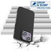 image:imageTENOC Phone Case Compatible with iPhone 11 Pro Clear Case AntiYellowing Protective Bumper Hard Back Cover for 58 InchBlack