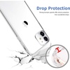 image:imageTENOC Phone Case Compatible with iPhone 11 Pro Clear Case AntiYellowing Protective Bumper Hard Back Cover for 58 InchClear