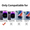 image:imageTENOC Phone Case Compatible with iPhone 11 Pro Clear Case AntiYellowing Protective Bumper Hard Back Cover for 58 InchClear