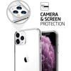 image:imageTENOC Phone Case Compatible with iPhone 11 Pro Clear Case AntiYellowing Protective Bumper Hard Back Cover for 58 InchClear