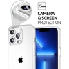 image:imageTENOC Phone Case Compatible with iPhone 11 Pro Clear Case AntiYellowing Protective Bumper Hard Back Cover for 58 InchClear