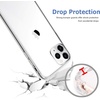 image:imageTENOC Phone Case Compatible with iPhone 11 Pro Clear Case AntiYellowing Protective Bumper Hard Back Cover for 58 InchClear