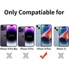 image:imageTENOC Phone Case Compatible with iPhone 11 Pro Clear Case AntiYellowing Protective Bumper Hard Back Cover for 58 InchClear