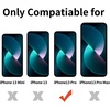 image:imageTENOC Phone Case Compatible with iPhone 11 Pro Clear Case AntiYellowing Protective Bumper Hard Back Cover for 58 InchClear