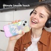 image:imageTENOC Phone Case Compatible with iPhone 11 Pro Clear Case AntiYellowing Protective Bumper Hard Back Cover for 58 InchClear Aesthetic