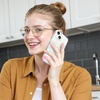 image:imageTENOC Phone Case Compatible with iPhone 11 Pro Clear Case AntiYellowing Protective Bumper Hard Back Cover for 58 InchClear Aesthetic