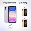 image:imageTENOC Phone Case Compatible with iPhone 11 Pro Clear Case AntiYellowing Protective Bumper Hard Back Cover for 58 InchClear Aesthetic