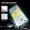 image:imageTENOC Phone Case Compatible with iPhone 11 Pro Clear Case AntiYellowing Protective Bumper Hard Back Cover for 58 InchClear Aesthetic