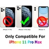image:imageTENOC Phone Case Compatible with iPhone 11 Pro Clear Case AntiYellowing Protective Bumper Hard Back Cover for 58 InchClear AntiYellowing
