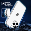 image:imageTENOC Phone Case Compatible with iPhone 11 Pro Clear Case AntiYellowing Protective Bumper Hard Back Cover for 58 InchClear AntiYellowing