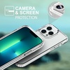 image:imageTENOC Phone Case Compatible with iPhone 11 Pro Clear Case AntiYellowing Protective Bumper Hard Back Cover for 58 InchClear AntiYellowing