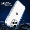 image:imageTENOC Phone Case Compatible with iPhone 11 Pro Clear Case AntiYellowing Protective Bumper Hard Back Cover for 58 InchClear Glitter