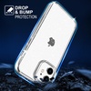 image:imageTENOC Phone Case Compatible with iPhone 11 Pro Clear Case AntiYellowing Protective Bumper Hard Back Cover for 58 InchClear Glitter