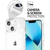 image:imageTENOC Phone Case Compatible with iPhone 11 Pro Clear Case AntiYellowing Protective Bumper Hard Back Cover for 58 InchClear Glitter