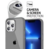 image:imageTENOC Phone Case Compatible with iPhone 11 Pro Clear Case AntiYellowing Protective Bumper Hard Back Cover for 58 InchClear Gray