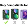 image:imageTENOC Phone Case Compatible with iPhone 11 Pro Clear Case AntiYellowing Protective Bumper Hard Back Cover for 58 InchClear Gray
