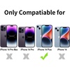 image:imageTENOC Phone Case Compatible with iPhone 11 Pro Clear Case AntiYellowing Protective Bumper Hard Back Cover for 58 InchClear Gray