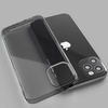 image:imageTENOC Phone Case Compatible with iPhone 11 Pro Clear Case AntiYellowing Protective Bumper Hard Back Cover for 58 InchClear Gray
