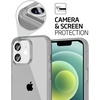 image:imageTENOC Phone Case Compatible with iPhone 11 Pro Clear Case AntiYellowing Protective Bumper Hard Back Cover for 58 InchClear Gray