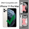 image:imageTENOC Phone Case Compatible with iPhone 11 Pro Clear Case AntiYellowing Protective Bumper Hard Back Cover for 58 InchClear Gray