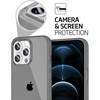 image:imageTENOC Phone Case Compatible with iPhone 11 Pro Clear Case AntiYellowing Protective Bumper Hard Back Cover for 58 InchClear Gray
