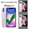 image:imageTENOC Phone Case Compatible with iPhone 11 Pro Clear Case AntiYellowing Protective Bumper Hard Back Cover for 58 InchClear Gray