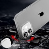 image:imageTENOC Phone Case Compatible with iPhone 11 Pro Clear Case AntiYellowing Protective Bumper Hard Back Cover for 58 InchClear Gray
