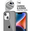 image:imageTENOC Phone Case Compatible with iPhone 11 Pro Clear Case AntiYellowing Protective Bumper Hard Back Cover for 58 InchClear Gray
