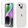 image:imageTENOC Phone Case Compatible with iPhone 11 Pro Clear Case AntiYellowing Protective Bumper Hard Back Cover for 58 InchClear Protective