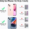 image:imageTENOC Phone Case Compatible with iPhone 11 Pro Clear Case AntiYellowing Protective Bumper Hard Back Cover for 58 InchClear Protective