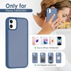 image:imageTENOC Phone Case Compatible with iPhone 11 Pro Clear Case AntiYellowing Protective Bumper Hard Back Cover for 58 InchDark Blue