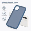 image:imageTENOC Phone Case Compatible with iPhone 11 Pro Clear Case AntiYellowing Protective Bumper Hard Back Cover for 58 InchDark Blue