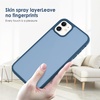 image:imageTENOC Phone Case Compatible with iPhone 11 Pro Clear Case AntiYellowing Protective Bumper Hard Back Cover for 58 InchDark Blue