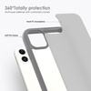 image:imageTENOC Phone Case Compatible with iPhone 11 Pro Clear Case AntiYellowing Protective Bumper Hard Back Cover for 58 InchDark Gray