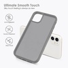 image:imageTENOC Phone Case Compatible with iPhone 11 Pro Clear Case AntiYellowing Protective Bumper Hard Back Cover for 58 InchDark Gray