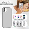 image:imageTENOC Phone Case Compatible with iPhone 11 Pro Clear Case AntiYellowing Protective Bumper Hard Back Cover for 58 InchDark Gray