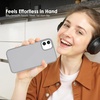 image:imageTENOC Phone Case Compatible with iPhone 11 Pro Clear Case AntiYellowing Protective Bumper Hard Back Cover for 58 InchDark Gray