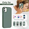 image:imageTENOC Phone Case Compatible with iPhone 11 Pro Clear Case AntiYellowing Protective Bumper Hard Back Cover for 58 InchForest Green