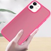 image:imageTENOC Phone Case Compatible with iPhone 11 Pro Clear Case AntiYellowing Protective Bumper Hard Back Cover for 58 InchHot Pink