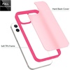 image:imageTENOC Phone Case Compatible with iPhone 11 Pro Clear Case AntiYellowing Protective Bumper Hard Back Cover for 58 InchHot Pink