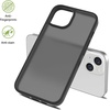 image:imageTENOC Phone Case Compatible with iPhone 11 Pro Clear Case AntiYellowing Protective Bumper Hard Back Cover for 58 InchTranslucent Black