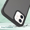 image:imageTENOC Phone Case Compatible with iPhone 11 Pro Clear Case AntiYellowing Protective Bumper Hard Back Cover for 58 InchTranslucent Black
