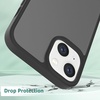 image:imageTENOC Phone Case Compatible with iPhone 11 Pro Clear Case AntiYellowing Protective Bumper Hard Back Cover for 58 InchTranslucent Black