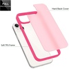 image:imageTENOC Phone Case Compatible with iPhone 11 Pro Clear Case AntiYellowing Protective Bumper Hard Back Cover for 58 InchTranslucent Hot Pink