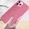 image:imageTENOC Phone Case Compatible with iPhone 11 Pro Clear Case AntiYellowing Protective Bumper Hard Back Cover for 58 InchTranslucent Hot Pink